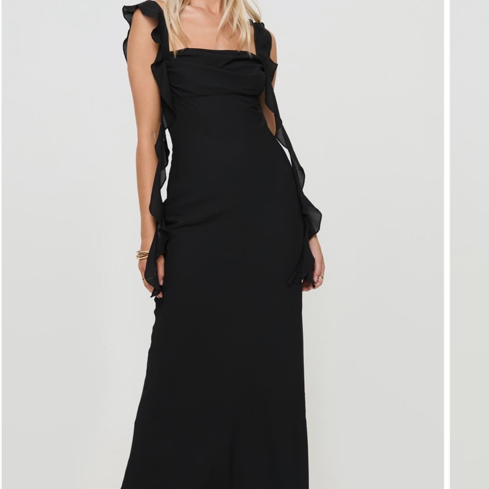 Princess Polly Lanai Maxi Dress in Black